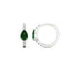 Load image into Gallery viewer, diamond-huggies-with-large-pear-emerald-center-in-white-gold-fdear11703gemgrangle2-nl-wg.jpg