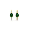 Load image into Gallery viewer, diamond-huggies-with-large-pear-emerald-center-in-yellow-gold-fdear11703gemgrangle3-nl-yg.jpg