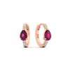 Load image into Gallery viewer, diamond-huggies-with-large-pear-pink-sapphire-center-in-rose-gold-fdear11703gsadrpiangle1-nl-rg.jpg