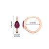Load image into Gallery viewer, diamond-huggies-with-large-pear-pink-sapphire-center-in-rose-gold-fdear11703gsadrpiangle2-nl-rg-hw.jpg