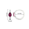 Load image into Gallery viewer, diamond-huggies-with-large-pear-pink-sapphire-center-in-white-gold-fdear11703gsadrpiangle2-nl-wg-hw.jpg