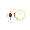 Load image into Gallery viewer, diamond-huggies-with-large-pear-pink-sapphire-center-in-yellow-gold-fdear11703gsadrpiangle2-nl-yg-hw.jpg