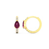 Load image into Gallery viewer, diamond-huggies-with-large-pear-pink-sapphire-center-in-yellow-gold-fdear11703gsadrpiangle2-nl-yg.jpg