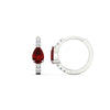 Load image into Gallery viewer, diamond-huggies-with-large-pear-ruby-center-in-white-gold-fdear11703grudrangle2-nl-wg.jpg