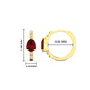 Load image into Gallery viewer, diamond-huggies-with-large-pear-ruby-center-in-yellow-gold-fdear11703grudrangle2-nl-yg-hw.jpg