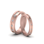 Load image into Gallery viewer, diamond-matching-set-for-him-and-her-in-rose-gold-FD8861B-NL-RG.jpg