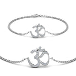 Load image into Gallery viewer, diamond-om-bracelet-in-FDBRC9176-NL-WG