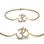 Load image into Gallery viewer, diamond-om-bracelet-in-FDBRC9176-NL-YG