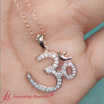 Load image into Gallery viewer, diamond-om-pendant-in-fdpd9729-fancy-nl-rg