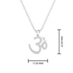 Load image into Gallery viewer, diamond-om-pendant-in-FDPD9729-NL-WG
