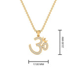 Load image into Gallery viewer, diamond-om-pendant-in-FDPD9729-NL-YG
