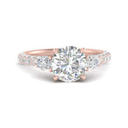 diamond-pear-accented-3-row-round-cut-engagement-ring-in-rose-gold-FD9982RORANGLE3-NL-RG