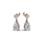 Load image into Gallery viewer, diamond-pear-drop-stud-earring-in-rose-gold-FDEAR8386-NL-RG-GS