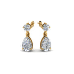 Load image into Gallery viewer, diamond-pear-drop-stud-earring-in-yellow-gold-FDEAR8386-NL-YG-GS