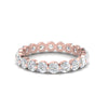 Load image into Gallery viewer, 2 Carat Round Cut Shared Prong Eternity Ring