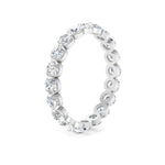 Load image into Gallery viewer, 2 Carat Round Cut Shared Prong Eternity Ring
