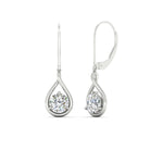 Load image into Gallery viewer, Solitaire Drop Earrings