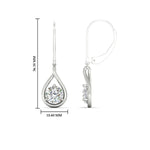 Load image into Gallery viewer, Solitaire Drop Earrings