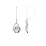 Load image into Gallery viewer, Solitaire Drop Earrings