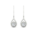 Load image into Gallery viewer, Solitaire Drop Earrings