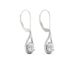 Load image into Gallery viewer, Solitaire Drop Earrings