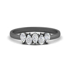 Load image into Gallery viewer, diamond-teardrop-5-stone-wedding-band-half-carat-black-gold-FD8294B-0.10CTANGLE3-NL-BG.jpg