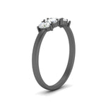 Load image into Gallery viewer, diamond-teardrop-5-stone-wedding-band-half-carat-black-gold-FD8294B-0.10CTANGLE3-NL-BG.jpg