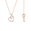 Load image into Gallery viewer, diamond-twist-pave-heart-pendant-in-FDPD11384-NL-RG