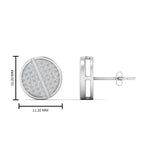 Load image into Gallery viewer, Disc Diamond Mens Earrings