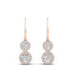 Load image into Gallery viewer, double-drop-lever-back-round-diamond-halo-earrings-in-rose-gold-FDEAR11226-NL-RG.jpg