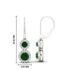 Load image into Gallery viewer, double-drop-lever-back-round-diamond-halo-earrings-with-emerald-in-white-gold-FDEAR11226GEMGR-NL-WG.jpg