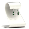 Load image into Gallery viewer, double-drop-lever-back-round-diamond-halo-earrings-with-emerald-in-white-gold-FDEAR11226GEMGR-NL-WG.jpg