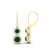 Load image into Gallery viewer, double-drop-lever-back-round-diamond-halo-earrings-with-emerald-in-yellow-gold-FDEAR11226GEMGR-NL-YG.jpg