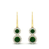 Load image into Gallery viewer, double-drop-lever-back-round-diamond-halo-earrings-with-emerald-in-yellow-gold-FDEAR11226GEMGR-NL-YG.jpg