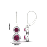 Load image into Gallery viewer, double-drop-lever-back-round-diamond-halo-earrings-with-pink-sapphire-in-white-gold-FDEAR11226GSADRPI-NL-WG.jpg