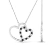 Load image into Gallery viewer, double-heart-open-pendant-with-black-diamonds-in-FDPD10806-GBLACK-NL-WG.jpg