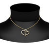 Load image into Gallery viewer, double-heart-open-pendant-with-black-diamonds-in-FDPD10806-GBLACK-NL-YG.jpg