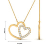 Load image into Gallery viewer, double-heart-open-pendant-with-diamonds-in-FDPD10806-NL-YG.jpg
