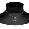 Load image into Gallery viewer, double-heart-open-pendant-with-emerald-in-FDPD10806-GEMGR-NL-RG.jpg