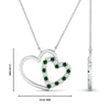 Load image into Gallery viewer, double-heart-open-pendant-with-emerald-in-FDPD10806-GEMGR-NL-WG.jpg