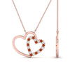 Load image into Gallery viewer, double-heart-open-pendant-with-orange-sapphire-in-FDPD10806-GSAOR-NL-RG.jpg