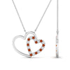 Load image into Gallery viewer, double-heart-open-pendant-with-orange-sapphire-in-FDPD10806-GSAOR-NL-WG.jpg