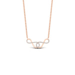 Load image into Gallery viewer, double-infinity-diamond-love-pendant-in-FDPD11291-NL-RG