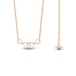 Load image into Gallery viewer, double-infinity-diamond-love-pendant-in-FDPD11291-NL-RG