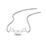 Load image into Gallery viewer, double-infinity-diamond-love-pendant-in-FDPD11291-NL-WG