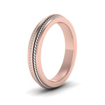 Load image into Gallery viewer, Double Rope Design 2 Tone Band