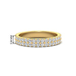Load image into Gallery viewer, double-row-diamond-eternity-ring-1-ct-in-yellow-gold-FD11378B-1.00CT-NL-YG