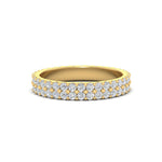 Load image into Gallery viewer, double-row-diamond-eternity-ring-1-ct-in-yellow-gold-FD11378B-1.00CT-NL-YG
