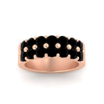 Load image into Gallery viewer, double-row-shared-prong-black-diamond-wedding-band-in-rose-gold-FD11382BGBLACKANGLE5-1.50CT-NL-RG