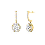Load image into Gallery viewer, drop-diamond-halo-earrings-in-yellow-gold-FDEAR11129ANGLE1-NL-YG